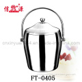 Stainless Steel Ice Bucket with Handle (FT-0405)